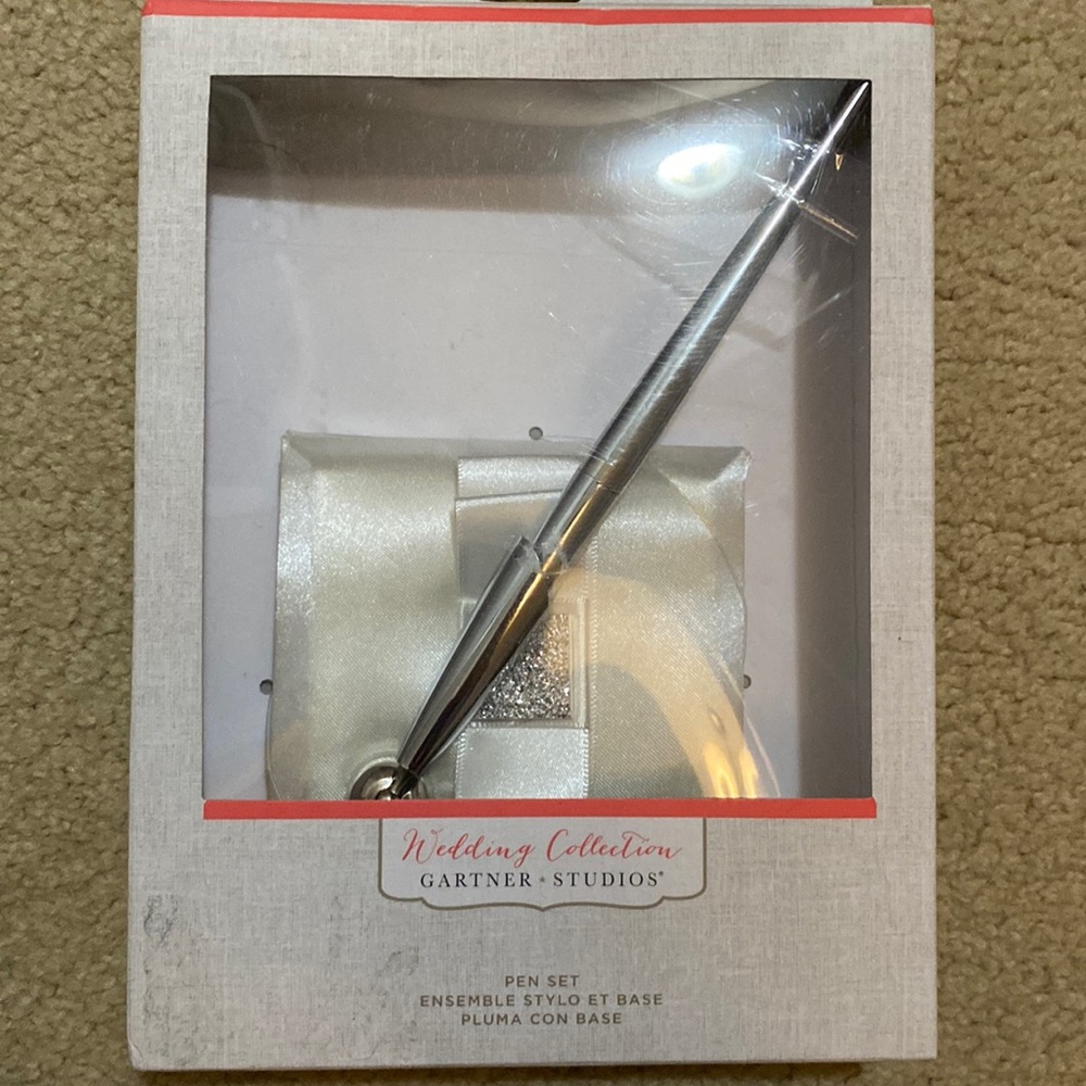 Wedding guestbook pen set
